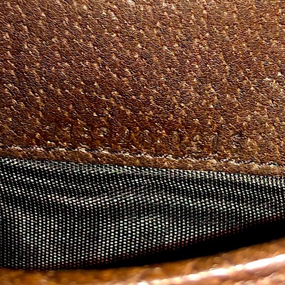 M GUCCI MONOGRAM Leather Canvas Agenda Binder Passport Holder Credit Card Wallet - Picture 17 of 17